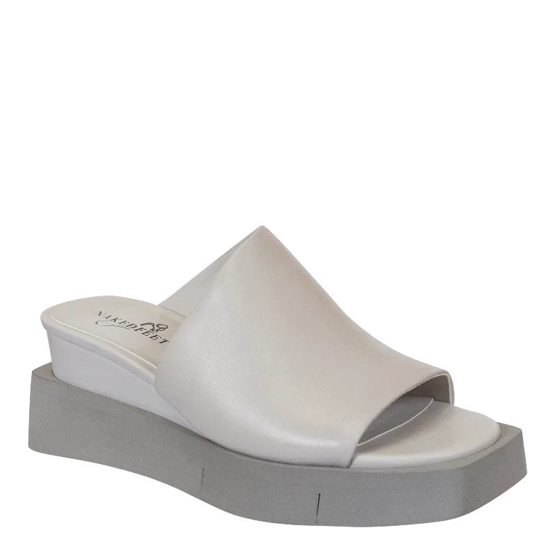 NAKED FEET - INFINITY in MIST Wedge Sandals Quick - Dry Hiking Shoe Style   