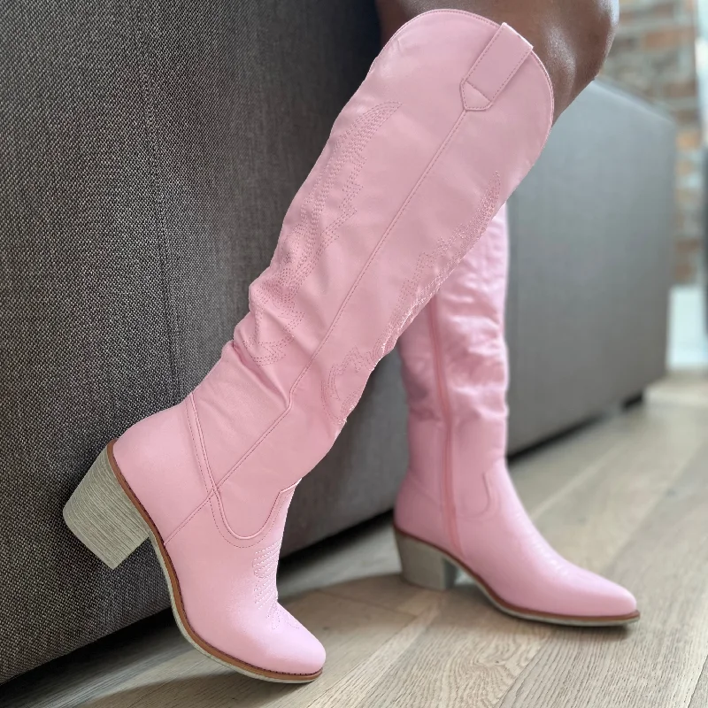 WILDER-19/89905 Pink Zip - Up Boot Style  