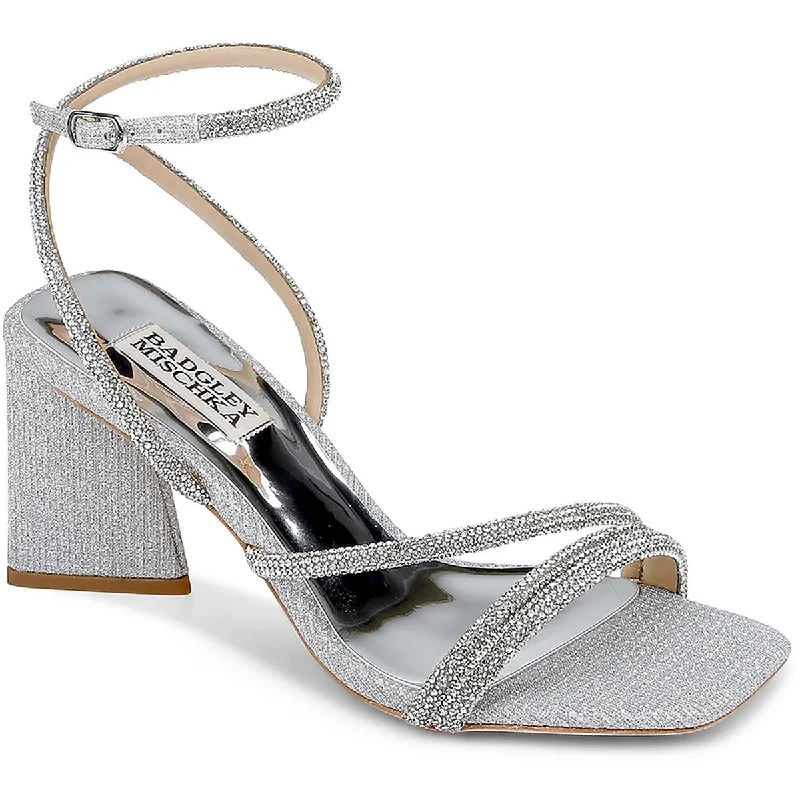 Badgley Mischka Womens Freedom Open Toe Ankle Strap Heels Sustainable Shoe Design  