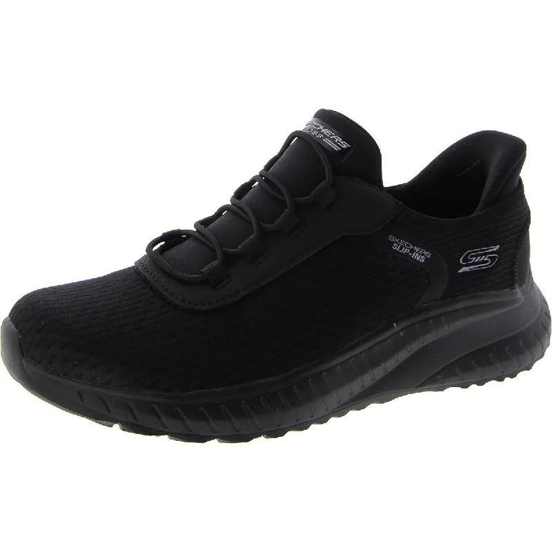 Skechers Womens Bobs Squad Chaos- In Colar Fitness Lifestyle Slip-On Sneakers Suede Desert Boot 