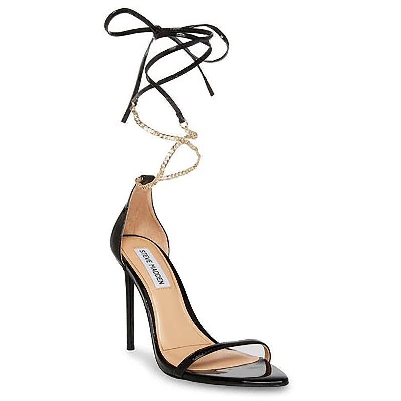 Steve Madden Womens Fizzed Patent Pointed Toe Heels Sustainable Shoe Design  
