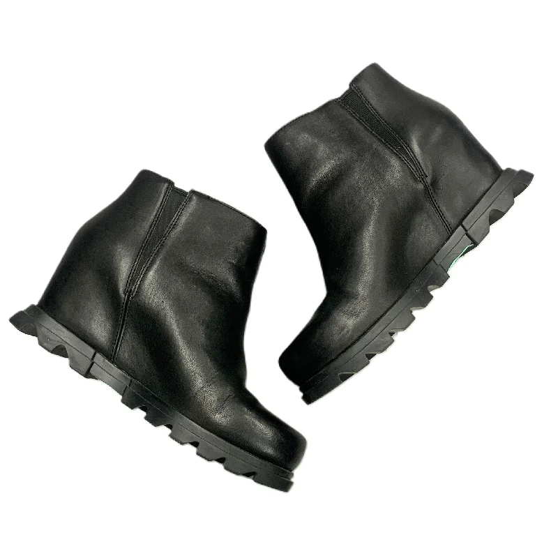 Boots Ankle Flats By Sorel In Black, Size: 8.5 Performance Running Sneaker Look  