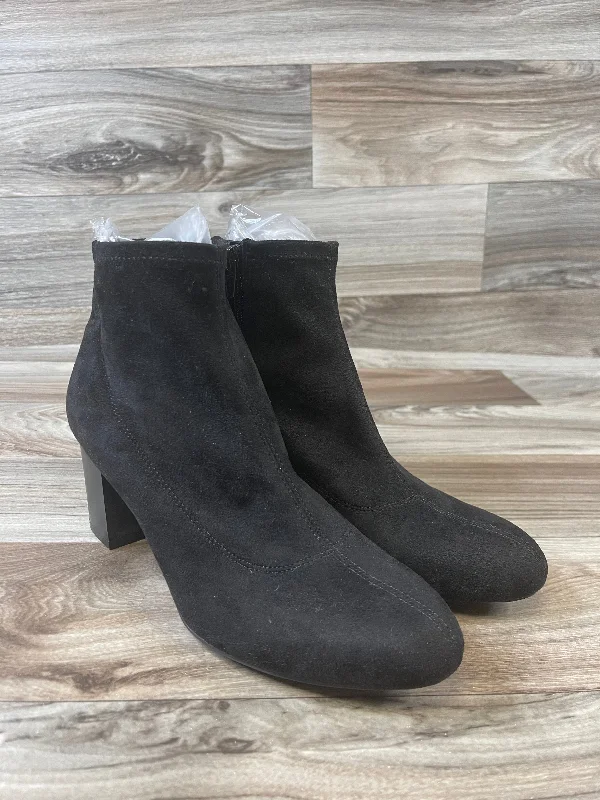 Boots Ankle Heels By Life Stride In Black, Size: 9.5 Hip - Hop Sneaker Style  