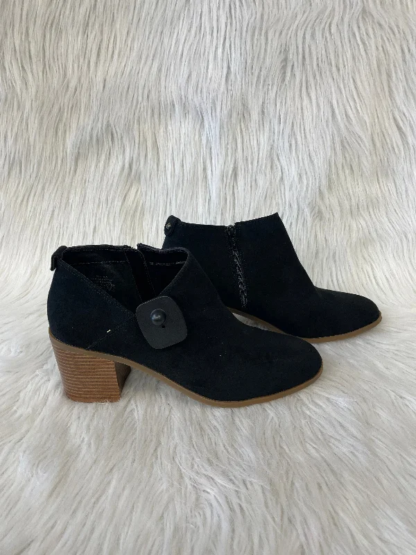 Boots Ankle Heels By Style And Company In Black & Brown, Size: 10 Hip - Hop Sneaker Style  