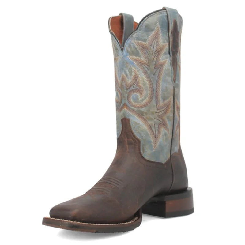 Dan Post Women's Brown & Blue Kelsi Boots Monochromatic Shoe Look  
