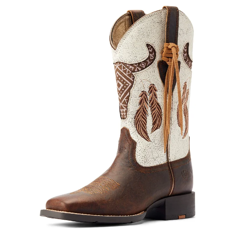 Ariat Women's Stretch Fit Boots Quilted Shoe Design  