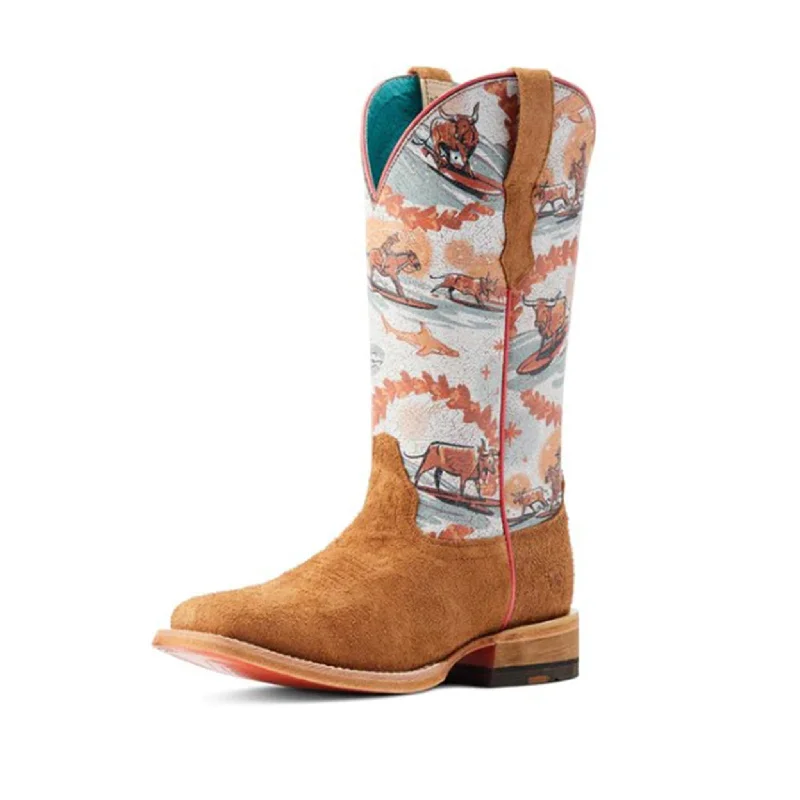 Ariat Women's Frontier Aloha Western Boot Tech - Inspired Sneaker Look  