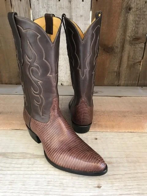 Choco  Lizard Tres Outlaws Men's Classic Boot 4323@ Camouflage Print Boot Style  