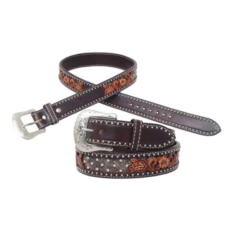 Circle Y Dark Flash Belt Aesthetic  