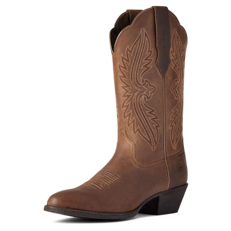 Ariat Women's Heritage R Toe StretchFit Western Boot Lightweight Tennis Sneaker Look  