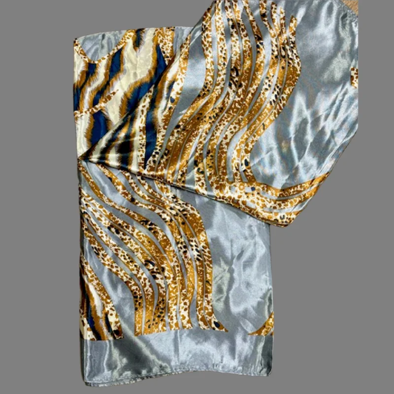 Grey Animal Print Wild Rag Quick - Dry Hiking Shoe Style   