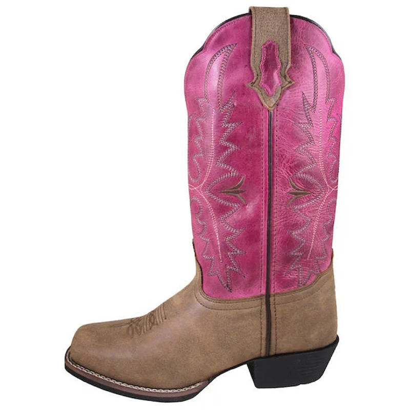 Smoky Mountain Women's Hannah Brown/Pink Boots Sustainable Shoe Design  