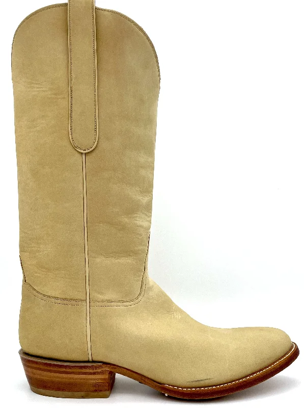 Natural Nubuck Tres Outlaws Men's Classic -349 Single - Buckle Monk Look  
