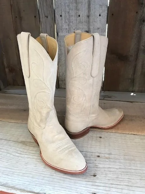 Natural Suede Tres Outlaws Men's Classic Boot 3354@ Edwardian Shoe Look  