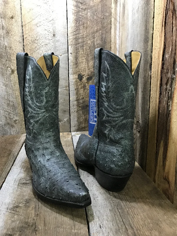 Ostrich Belly All Over Stitch Tres Outlaws Men's Classic Boot 3703 Artisan - Crafted Loafer Style  