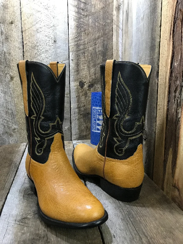 Ostrich Foot Butter Crème & Black Tres Outlaws Men's Classic Boot 3514 @ Blue Coast Loafer Aesthetic Ostrich Foot Butter Crème & Black Tres Outlaws Men's Classic Boot 3514 @ Blue Coast Loafer Aesthetic