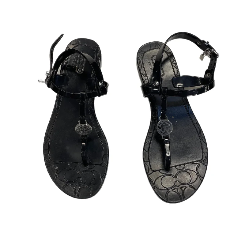 Sandals Flip Flops By Coach  Size: 6 Moccasin Soft - Sole Style  