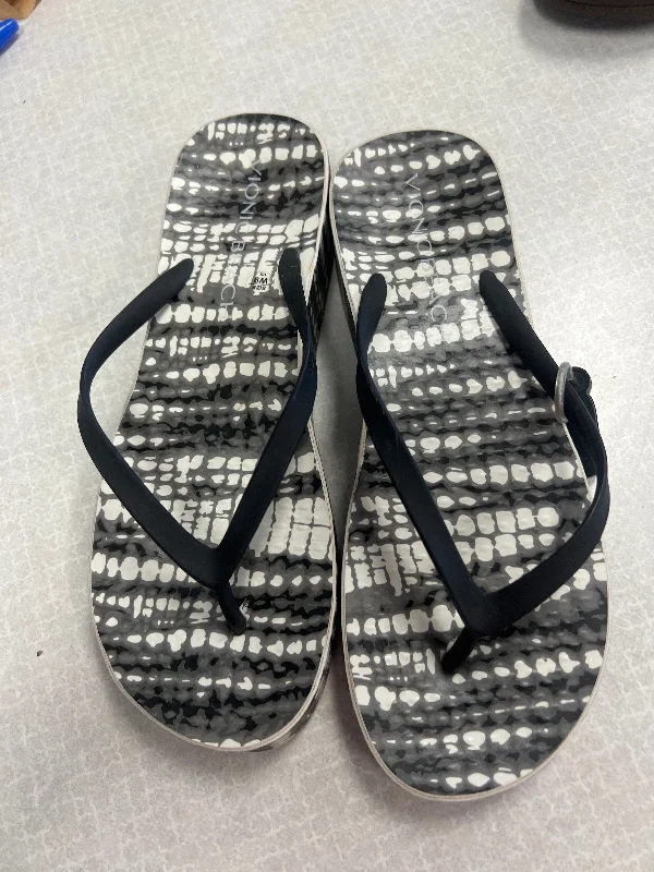 Sandals Heels Block By Vionic  Size: 9 Neon - Accent Sneaker Look  