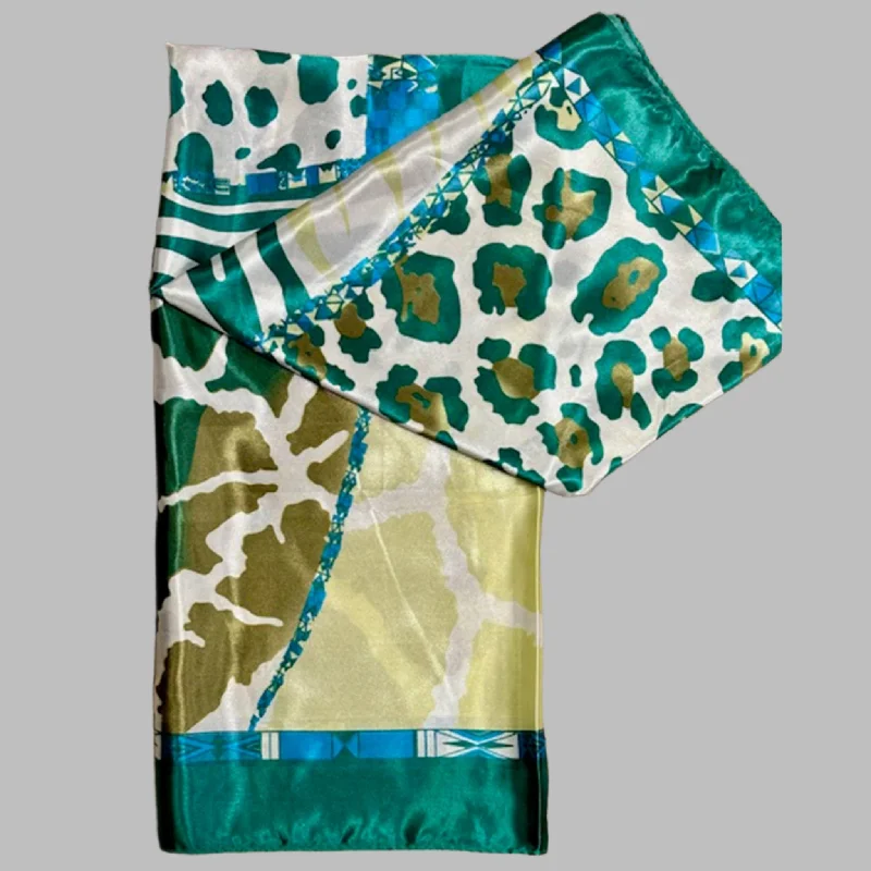 Teal Animal Wild Rag Athleisure Derby Style  