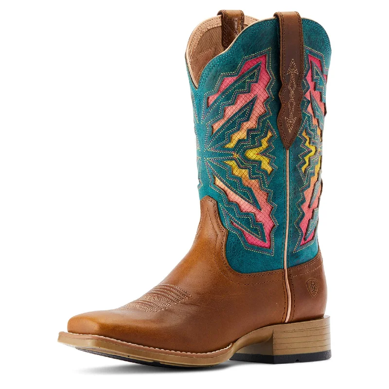 Ariat Women's Laney VentTEK 360° Boot Metallic Trim Shoe Design  
