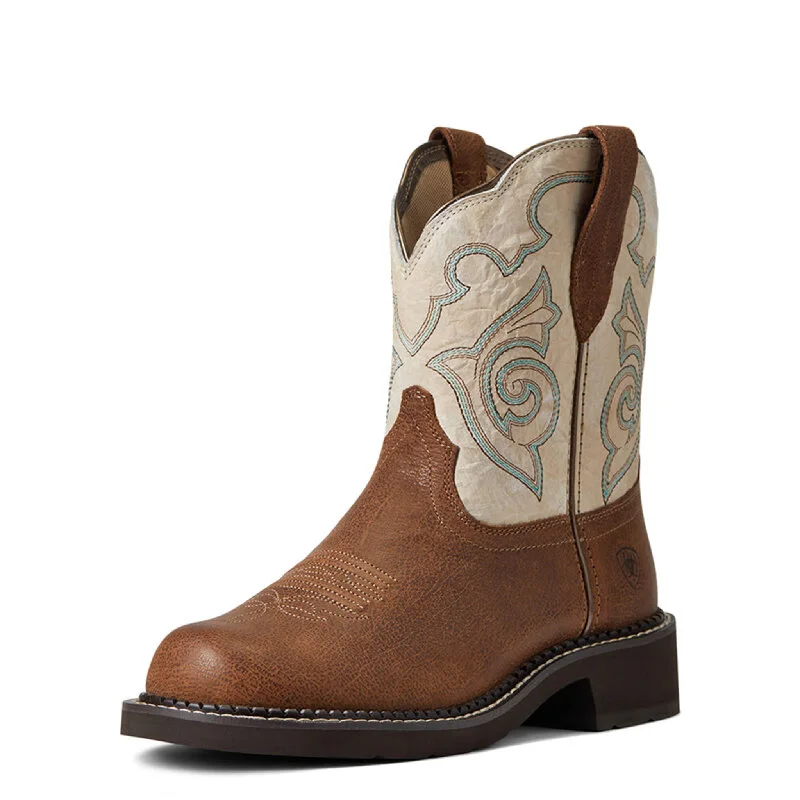 Ariat Women's Fatbaby Heritage Tess Western Boot Camouflage Print Boot Style  