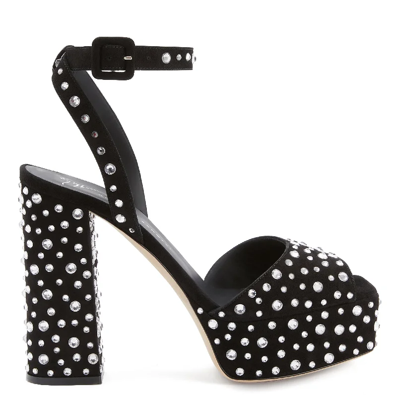 Giuseppe Zanotti New Betty Sparkle Paisley Print Shoe Design  